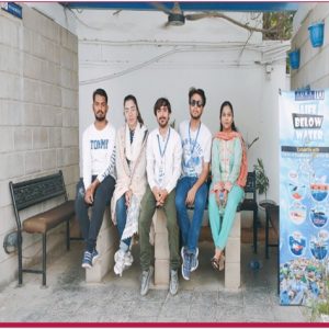 Awareness session about marine life to university students.